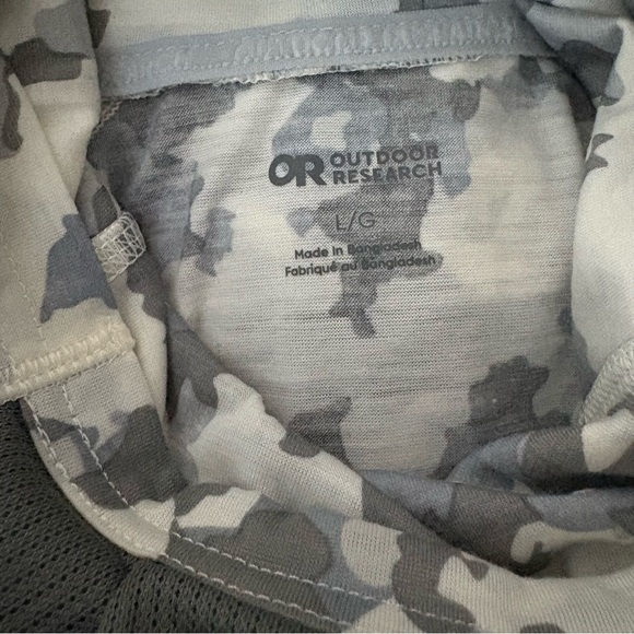 NWT, Outdoor Research Onset Ubertube Top, Snow Cameo, Sz L - Picture 16 of 16